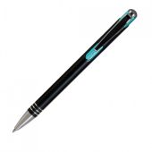 Шариковая ручка Bello, черная/аква