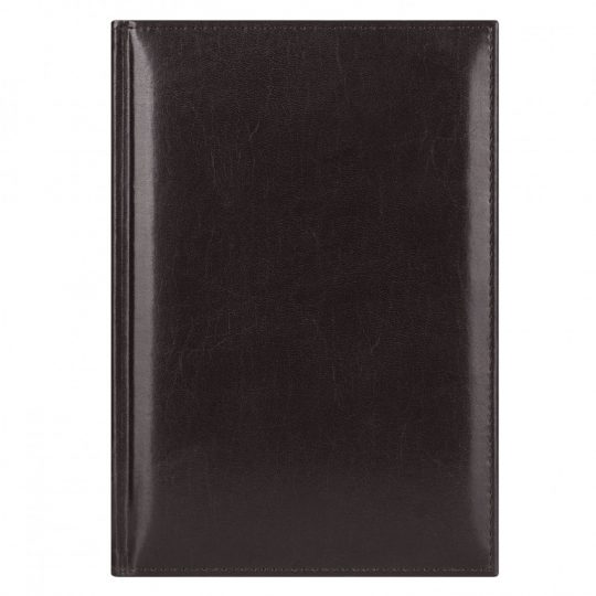 Ежедневник недатированный Madrid, 145×205, натур.кожа, темно-коричневый, подарочная коробка