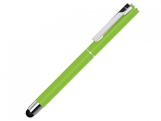 Ручка металлическая стилус-роллер STRAIGHT SI R TOUCH, зеленое яблоко, арт. 023058003