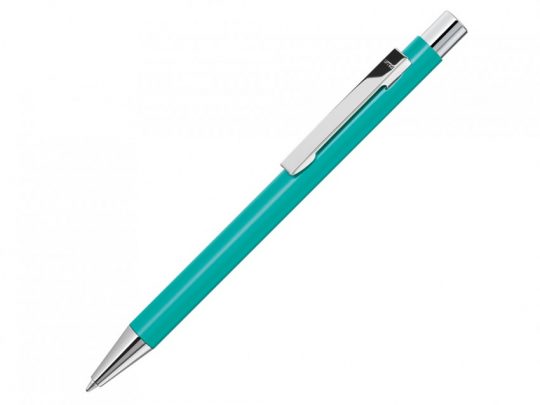 Ручка шариковая металлическая Straight SI, бирюзовый, арт. 023057503