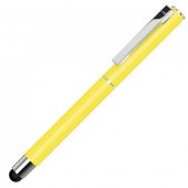 Ручка металлическая стилус-роллер STRAIGHT SI R TOUCH, желтый, арт. 023058603