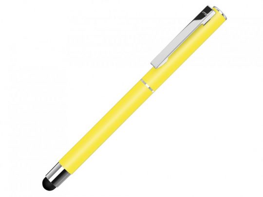 Ручка металлическая стилус-роллер STRAIGHT SI R TOUCH, желтый, арт. 023058603