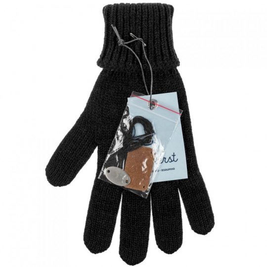 Перчатки Alpine, черные, размер L