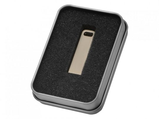 Коробка для флеш-карт с мини чипом Этан, серебристый, арт. 023222803