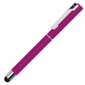 Ручка металлическая стилус-роллер STRAIGHT SI R TOUCH, розовый, арт. 023058803
