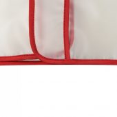 Дождевик Providence, прозрачный/красный с чехлом (M-L), арт. 023041303