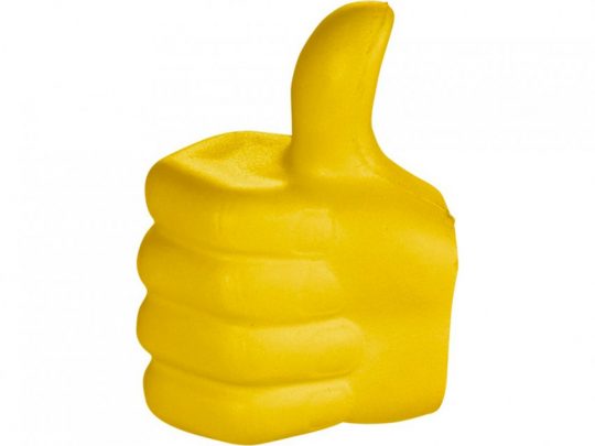 Антистресс в форме поднятого большого пальца, желтый, арт. 023039203