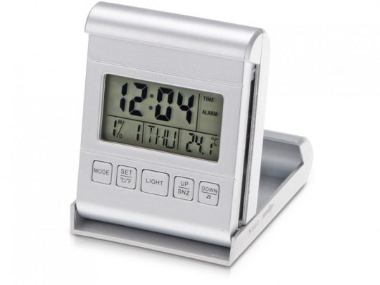 Часы складные с датой и термометром, арт. 023219703