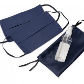 Набор средств индивидуальной защиты в сатиновом мешочке Protect Plus, синий (100 мл), арт. 023046103