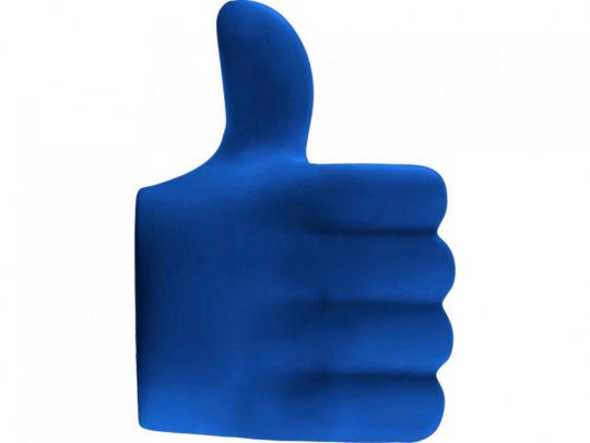 Антистресс в форме поднятого большого пальца, синий, арт. 023039103