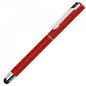 Ручка металлическая стилус-роллер STRAIGHT SI R TOUCH, красный, арт. 023057903