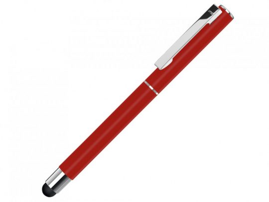 Ручка металлическая стилус-роллер STRAIGHT SI R TOUCH, красный, арт. 023057903
