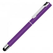 Ручка металлическая стилус-роллер STRAIGHT SI R TOUCH, фиолетовый, арт. 023058703