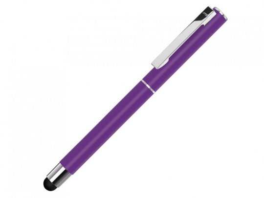 Ручка металлическая стилус-роллер STRAIGHT SI R TOUCH, фиолетовый, арт. 023058703