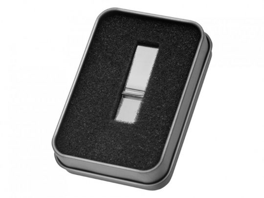 Коробка для флеш-карт с мини чипом Этан, серебристый, арт. 023222803