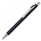 Ручка шариковая металлическая Straight SI, черный, арт. 023056703