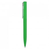 Ручка шариковая пластиковая Bon с покрытием soft touch, зеленый, арт. 023189803