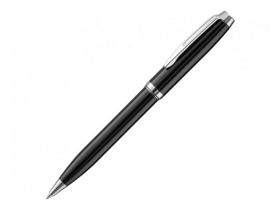 Металлическая шариковая ручка LADY с зеркальной гравировкой, черный, арт. 023060903