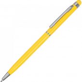 Ручка-стилус металлическая шариковая Jucy, желтый, арт. 023040103
