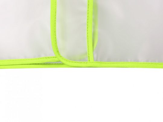 Дождевик Providence, прозрачный/зеленый с чехлом (XS-S), арт. 023041503