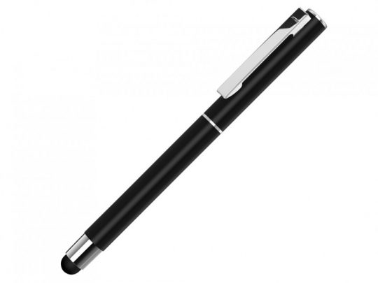 Ручка металлическая стилус-роллер STRAIGHT SI R TOUCH, черный, арт. 023058203