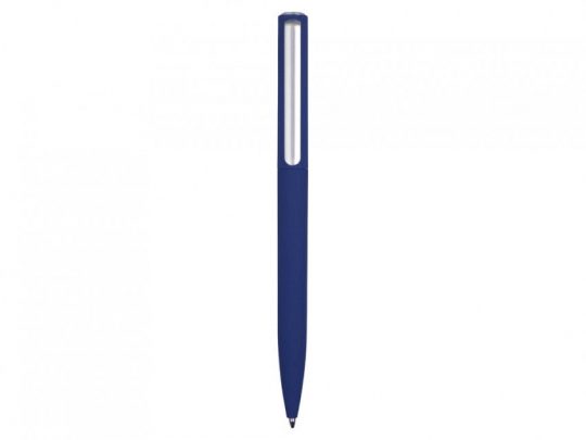 Ручка шариковая пластиковая Bon с покрытием soft touch, темно-синий, арт. 023189703