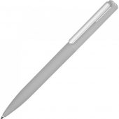 Ручка шариковая пластиковая Bon с покрытием soft touch, серый, арт. 023189503