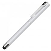 Ручка металлическая стилус-роллер STRAIGHT SI R TOUCH, серебристый, арт. 023058403