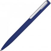 Ручка шариковая пластиковая Bon с покрытием soft touch, темно-синий, арт. 023189703