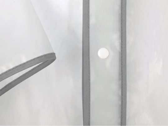 Дождевик Providence, прозрачный/серый светоотражающий с чехлом (M-L), арт. 023041003