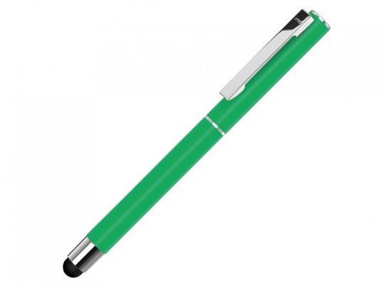 Ручка металлическая стилус-роллер STRAIGHT SI R TOUCH, зеленый, арт. 023058103