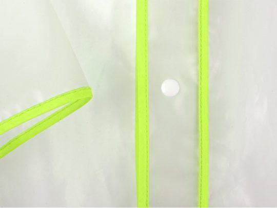 Дождевик Providence, прозрачный/зеленый с чехлом (XS-S), арт. 023041503