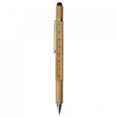 Ручка-стилус из бамбука Tool с уровнем и отверткой, арт. 023109603
