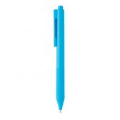Ручка X9 с глянцевым корпусом и силиконовым грипом, арт. 023069906