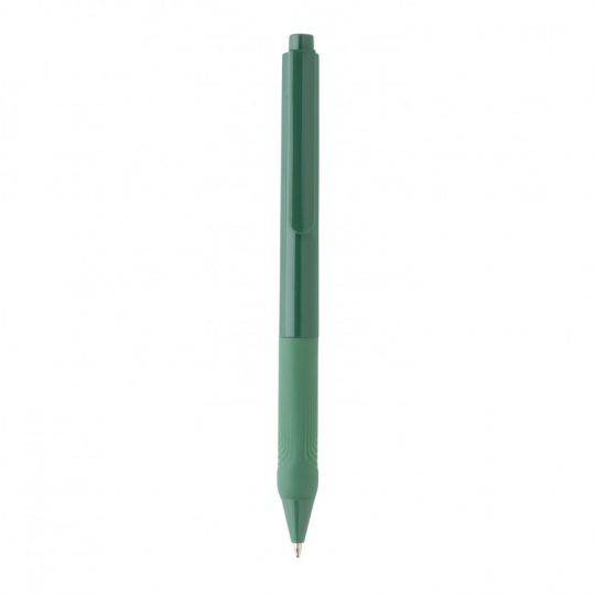 Ручка X9 с глянцевым корпусом и силиконовым грипом, арт. 023070006