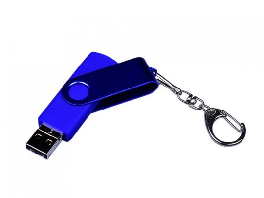 USB 2.0/micro USB/Type-С- флешка на 16 Гб 3-в-1 с поворотным механизмом (16Gb), арт. 023614203