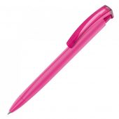 Ручка пластиковая шариковая трехгранная Trinity K transparent Gum soft-touch с чипом передачи информации NFC, арт. 023615803