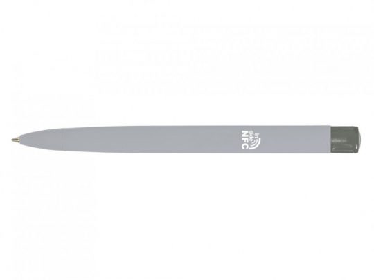 Ручка пластиковая шариковая трехгранная Trinity K transparent Gum soft-touch с чипом передачи информации NFC, арт. 023615903