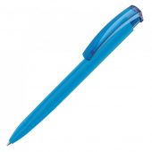 Ручка пластиковая шариковая трехгранная Trinity K transparent Gum soft-touch с чипом передачи информации NFC, арт. 023615403