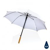 Автоматический зонт-трость с бамбуковой ручкой Impact из RPET AWARE™, 23″, арт. 023643906
