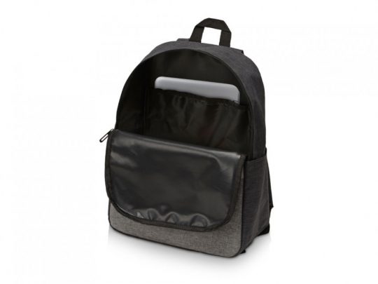 Рюкзак Merit со светоотражающей полосой и отделением для ноутбука 15.6», темно-серый/серый, арт. 028428703