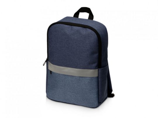 Рюкзак Merit со светоотражающей полосой и отделением для ноутбука 15.6», синий, арт. 023748803