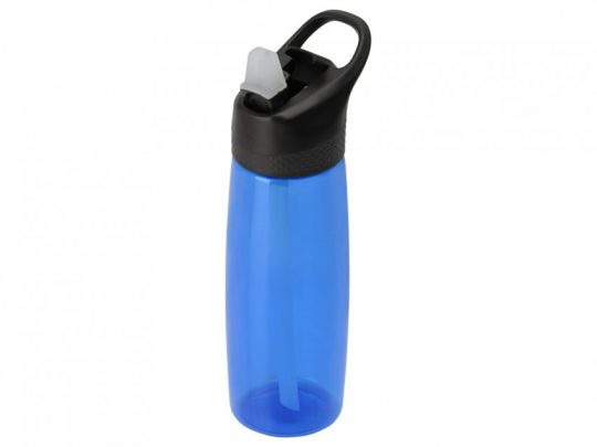 Бутылка c кнопкой Tank, тритан, 680мл Waterline, синий, арт. 023748203