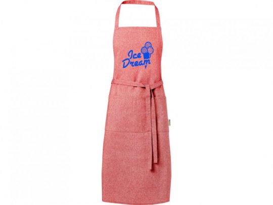 Pheebs 200 g/m² recycled cotton apron, красный яркий, арт. 023928203