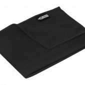 Спортивное охлаждающее полотенце Raquel из переработанного ПЭТ в мешочке, черный, арт. 023971003