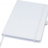 Блокнот Honua форматом A5 из переработанной бумаги с обложкой из переработанного ПЭТ, белый, арт. 023847203