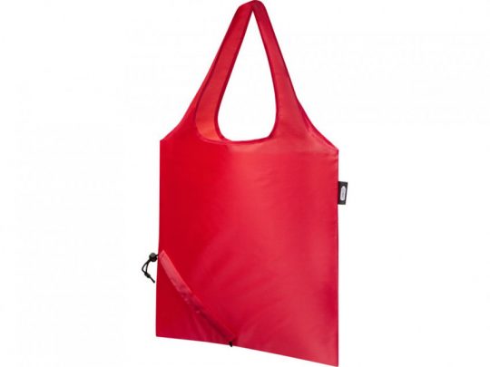 Складная эко-сумка Sabia из вторичного ПЭТ, красный, арт. 023925903