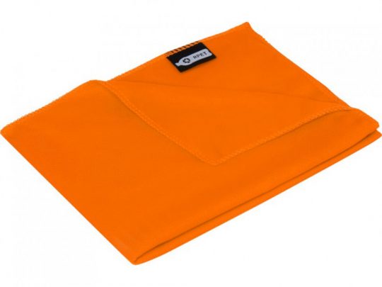 Спортивное охлаждающее полотенце Raquel из переработанного ПЭТ в мешочке, оранжевый, арт. 023970803