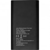 Беспроводное портативное зарядное устройство емкостью 4000 мАч Juice, черный, арт. 023845403