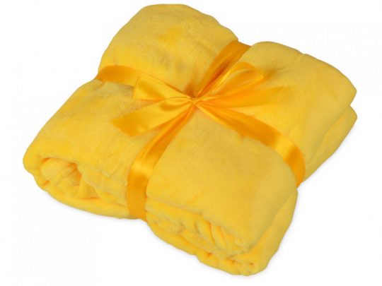 Подарочный набор с пледом, термокружкой Dreamy hygge, желтый, арт. 023958403